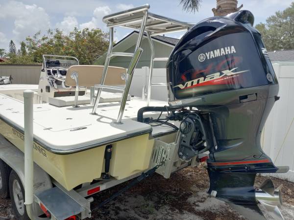 Sterling 22ft flats boat with 250hp Yamaha Vmax $40,900