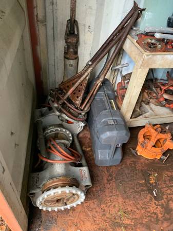 Photo Two- Ridgid 300 Threaders wth quick release die - cutter and reamer $900