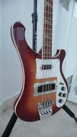 Photo Vintage Early 90s Fireglo Rickenbacker 4003 Bass Guitar $3,500