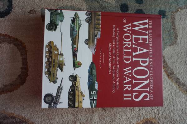 Photo Weapons of world war 2 book $5