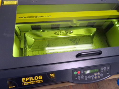 Photo 2012 Epilog Laser Engraver FiberMark 50 Watt