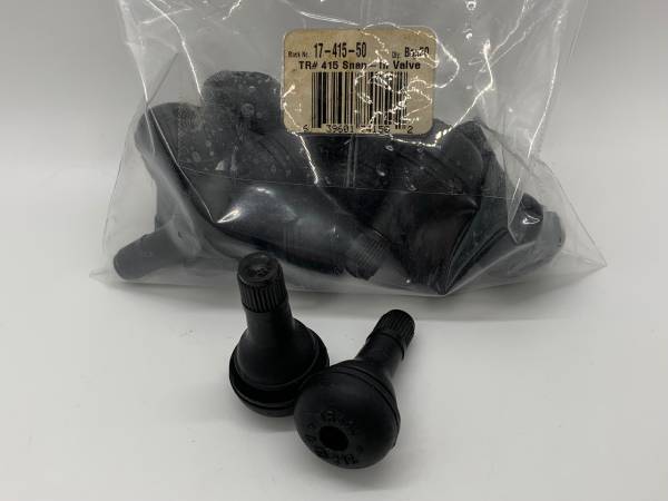 Photo (12) NEW TR415 Snap In Valve Stems Rubber $5