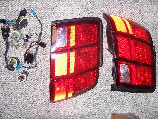 Photo 1999-2004 Mustang Tail Lights with Harnesses $25