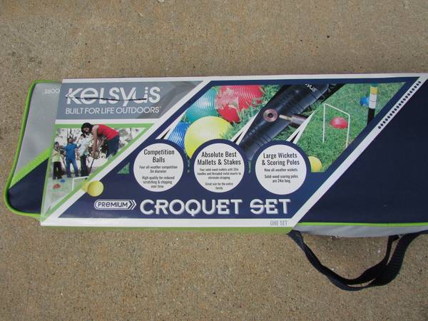 Photo Croquet Set, Kelsyus Croquet set $40