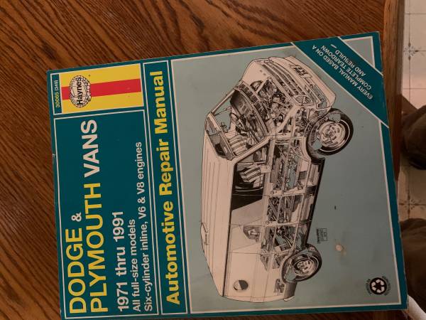 Photo Haynes Repair Manual 71-91 Dodge Van $5