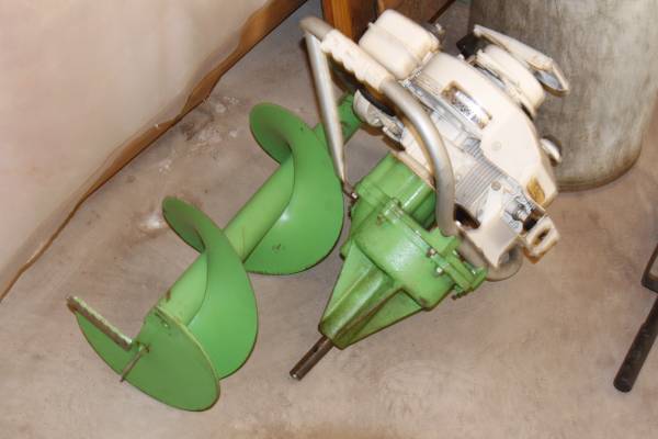 Photo Ice Fishing Augers Power  Manual $40