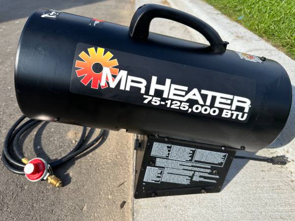 Photo Mr Heater 125,000 BTU Forced Air Propane Space Heater $125