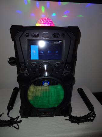 Photo Singing Machine Carnaval Portable Hi-Def Karaoke System $220