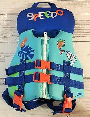 Photo Speedo Infant Up to 30 lbs Life Jacket Vest 17241 PFD ll Blue Orange $30