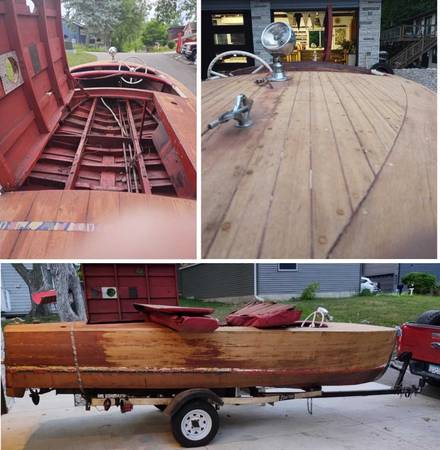 Photo 1942 17 Chris Craft Special Wood Runabout $5,500