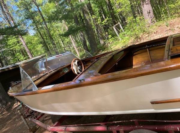 1954 Vintage Wooden Boat - Trojan $5,500