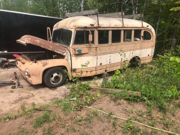 Photo 1954 ford bus project-21 ft $5,000
