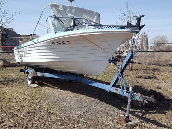 1968 17’ Steury Boat with trailer $475 | Boats For Sale | Minneapolis ...