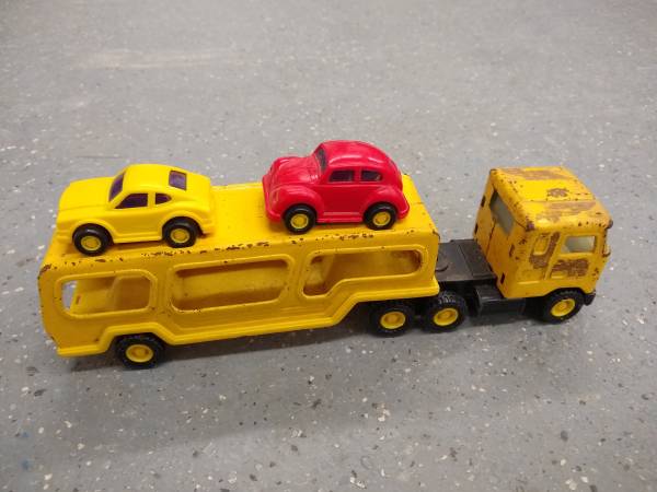 1980s Buddy L semi truck and trailer sets