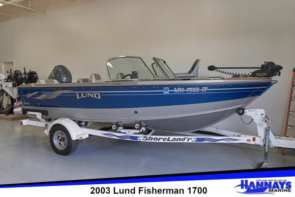 Photo 2003 Lund Fisherman 1700 w Yamaha 115HP $16,900
