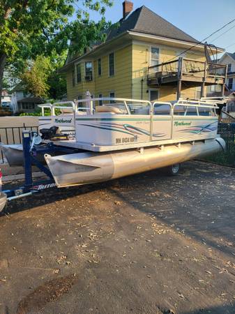 Photo 2006 North Wood 18ft Aluminum Pontoon Boat $$ LAKE READY LK HERE $13,999
