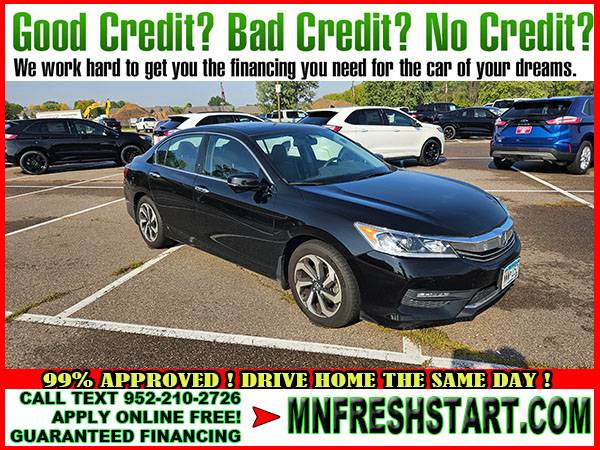 Photo 2016 HONDA ACCORDBAD CREDIT APPROVED 0-500 DOWN APPLY TODAY
