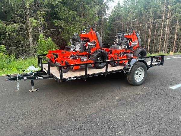 Photo 2023 Bad Boy Mowers 48 Stand Up , 54 Stand Up  12 Utility Trailer $18,999