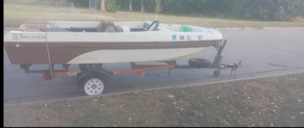 Photo $400 trailer and boat for sail by owner $400