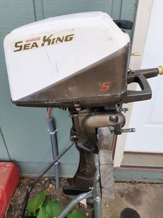 5hp Wards Sea King boat motor. $150