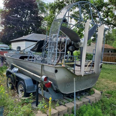 Air Boat and Trailer $15,000 or BO