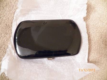 Photo Black patent leather wallet, flat, small. Brand new, never used. $5