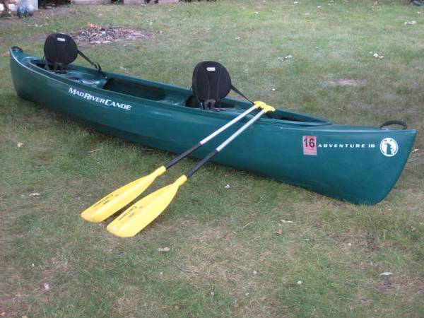 CANOE, 16 ft, with Paddles, Mad River $350