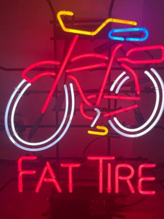 Photo Classic Large Fat Tire Neon Sign $375