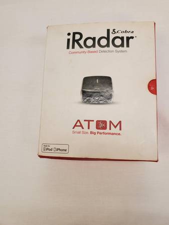 Photo Cobra Electronics iRAD 900 iRadar Atom Radar Detector (open box) $22