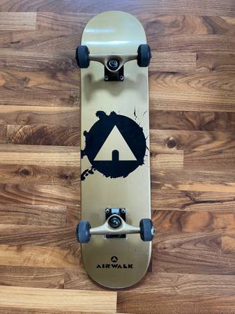 Photo Complete Adult Skateboard with Trucks and Wheels $40