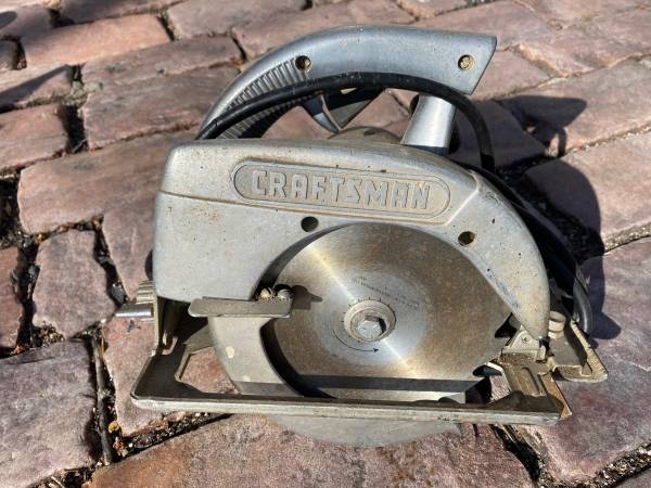 Craftsman Circle Saw Vintage Power Tool Cut Wood Works Great $45
