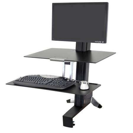 Photo Ergotron Workfit Standing Desk Workstation $200