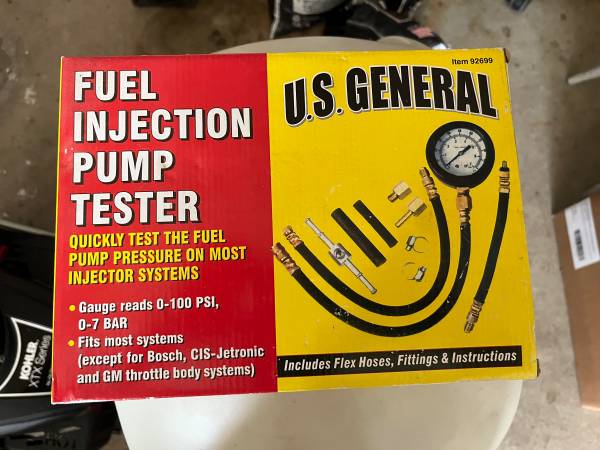 Photo Fuel injection pump tester $15