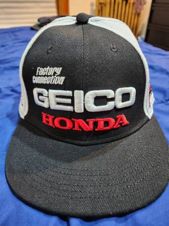 Photo GEICO Honda Racing Fans Hat Cap Mesh Trucker Hat Motocross MX Supercross Fans $20