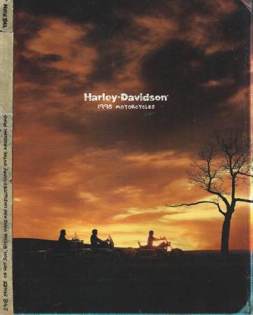 Photo Harley-Davidson 1998 Motorcycles-Dealer Catalog.Like newhard to find $20