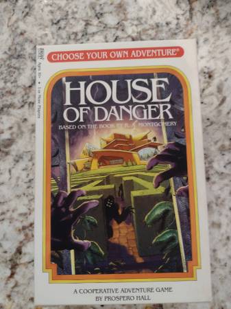 Photo House of Danger Choose Your Own Adventure Game - COMPLETE $10
