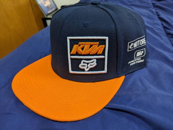 Photo KTM FOX Racing MX Hat Cap Motocross Supercross Baseball Hat $22