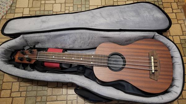 Photo Kala 4 string Fretless Acoustic U-bass $325