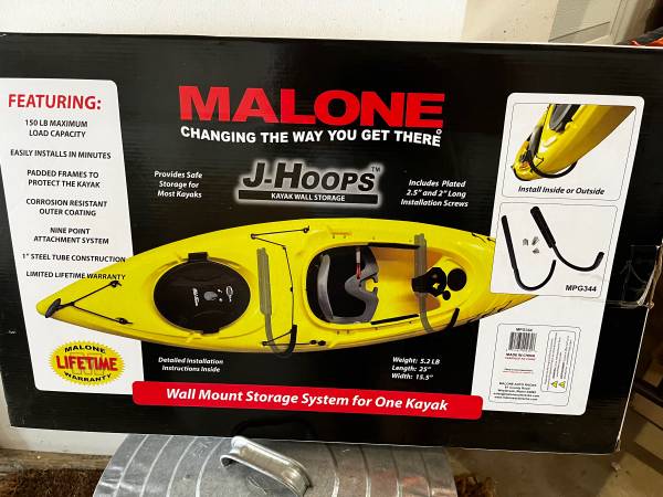 Malone J-Hoop Kayak Wall Storage $30