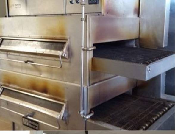 Photo Marshall Middleby PS-350G-1 double deck conveyor oven $1,800