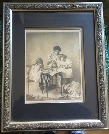 Photo Mother and Girls Tea Party by M.B. ParkinsonCupid Awake girlframed $50