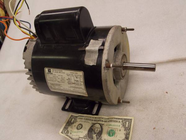 Photo NEW 34 hp 115 230v Electric Motor 1725 rpm $400 value 58 shaft $199