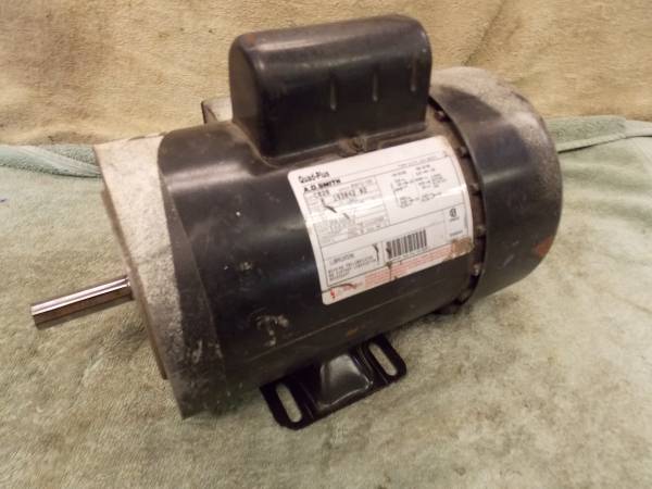 Photo NEW 34 hp 115 230v Electric Motor 1725rpm 450.00 value 58 shaft $199
