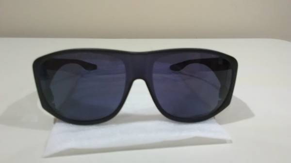 Photo New Solar Shield Sunglasses  Smoke Grey - Matte Black $10