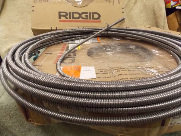 Photo RIDGID 38 12 75 ft Inner Core Drain Cleaning Cable 37847 $158