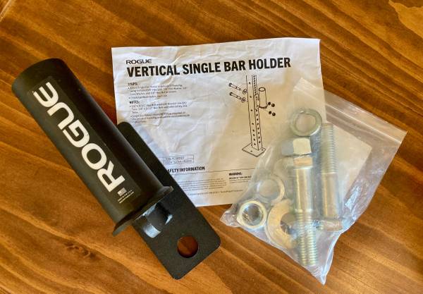 Photo ROGUE Vertical Mount Single Barbell Holder for Monster Rig $40