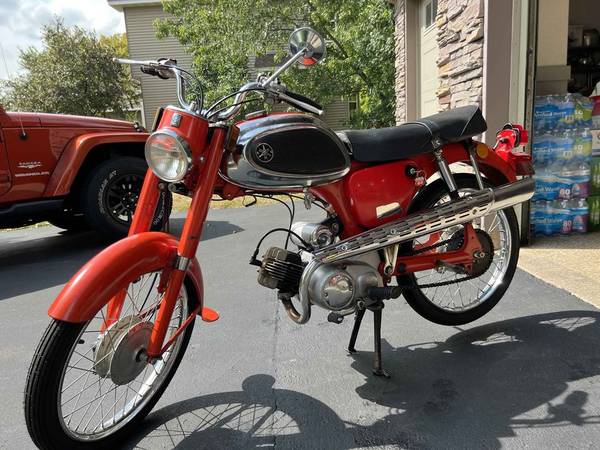 Photo Red hot 1966 Yamaha runs well. Title in hand $1,600