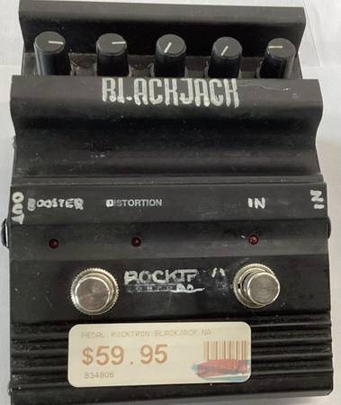 Rocktron Blackjack Guitar Pedal $30
