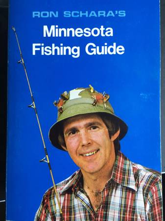 Ron Scharas Minnesota Fishing Guide (Paperback) 1978 Signed $25