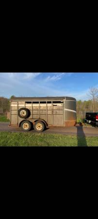 Photo SS duraline stock bumper pull trailer $4,250